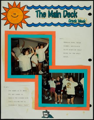 Missouri Alpha Chapter History Binder, Spring 1993, Page 100