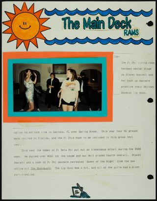 Missouri Alpha Chapter History Binder, Spring 1993, Page 86