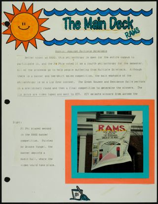 Missouri Alpha Chapter History Binder, Spring 1993, Page 85