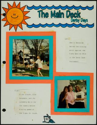 Missouri Alpha Chapter History Binder, Spring 1993, Page 93