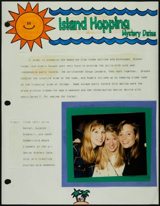 Missouri Alpha Chapter History Binder, Spring 1993, Page 151