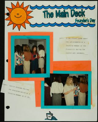 Missouri Alpha Chapter History Binder, Spring 1993, Page 61