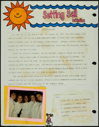 Missouri Alpha Chapter History Binder, Spring 1993, Page 30