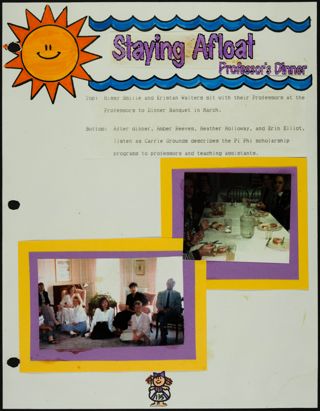 Missouri Alpha Chapter History Binder, Spring 1993, Page 135