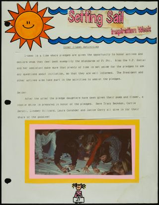 Missouri Alpha Chapter History Binder, Spring 1993, Page 28