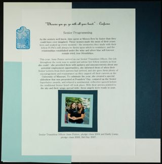 Missouri Alpha Chapter History Scrapbook, Spring 2008, Page 14