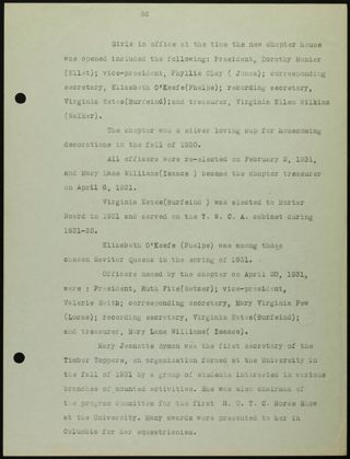 Missouri Alpha Chapter History Binder, 1900-1997, Page 22