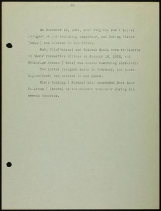 Missouri Alpha Chapter History Binder, 1900-1997, Page 26