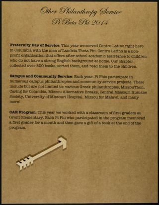 Missouri Alpha Chapter History Binder, Fall 2014, Page 24