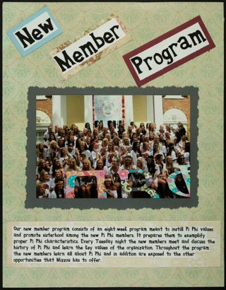 Missouri Alpha Chapter History Binder, Spring 2013, Page 17