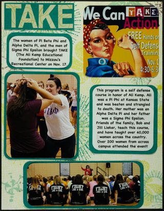 Missouri Alpha Chapter History Binder, Spring 2011, Page 30