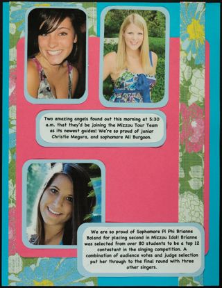 Missouri Alpha Chapter History Binder, Spring 2011, Page 43