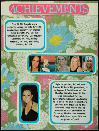 Missouri Alpha Chapter History Binder, Spring 2011, Page 42