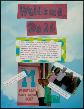 Missouri Alpha Chapter History Binder, Fall 2007, Page 30