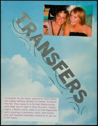 Missouri Alpha Chapter History Binder, Fall 2007, Page 13