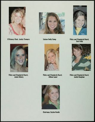 Missouri Alpha Chapter History Binder, Spring 2007, Page 7