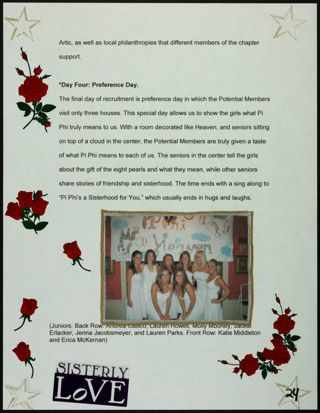 Missouri Alpha Chapter History Binder, July 2006-January 2007, Page 25