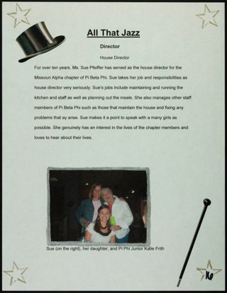 Missouri Alpha Chapter History Binder, July 2006-January 2007, Page 17