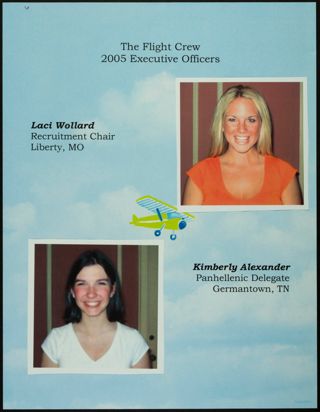 Missouri Alpha Chapter History Binder, Spring 2005, Page 9