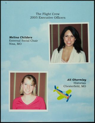 Missouri Alpha Chapter History Binder, Spring 2005, Page 11