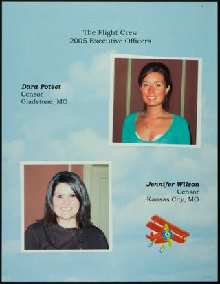 Missouri Alpha Chapter History Binder, Spring 2005, Page 12