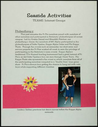 Missouri Alpha Chapter History Binder, Spring 2004, Page 33
