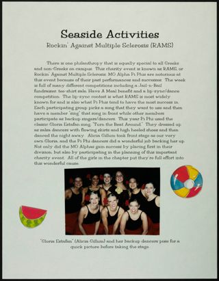 Missouri Alpha Chapter History Binder, Spring 2004, Page 38