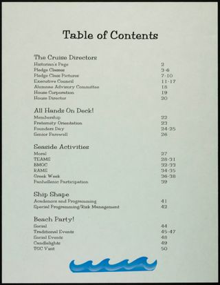 Missouri Alpha Chapter History Binder, Spring 2004, Page 2