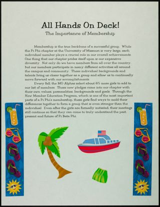 Missouri Alpha Chapter History Binder, Spring 2004, Page 24