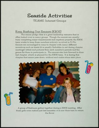 Missouri Alpha Chapter History Binder, Spring 2004, Page 35