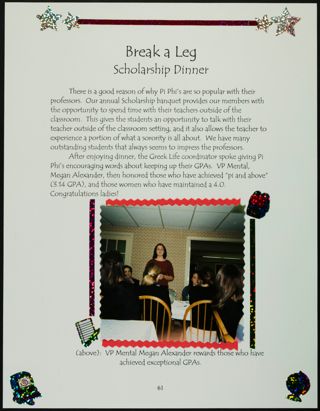 Missouri Alpha Chapter History Binder, Fall 2003, Page 57
