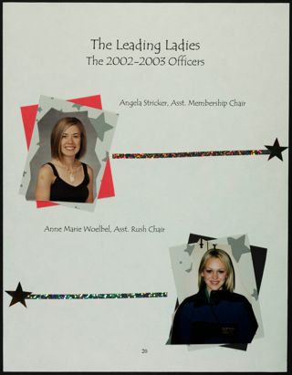 Missouri Alpha Chapter History Binder, Fall 2003, Page 21