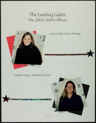 Missouri Alpha Chapter History Binder, Fall 2003, Page 14