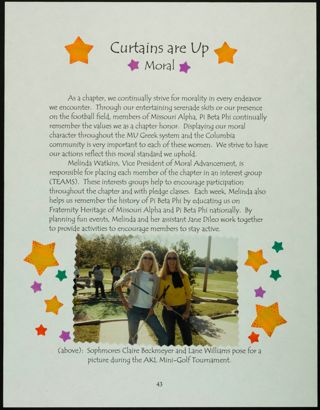 Missouri Alpha Chapter History Binder, Fall 2003, Page 39