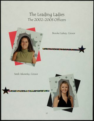 Missouri Alpha Chapter History Binder, Fall 2003, Page 18