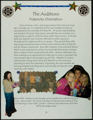 Missouri Alpha Chapter History Binder, Fall 2003, Page 32