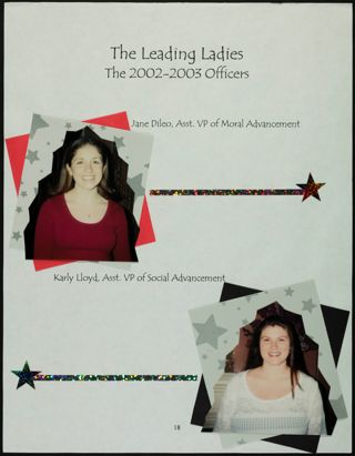 Missouri Alpha Chapter History Binder, Spring 2003, Page 19