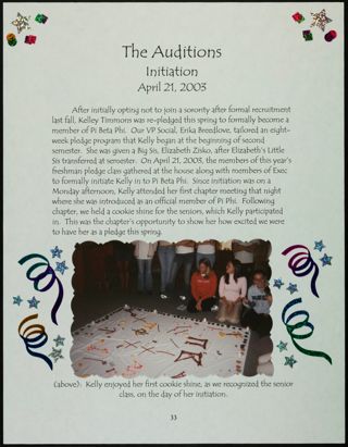 Missouri Alpha Chapter History Binder, Spring 2003, Page 32