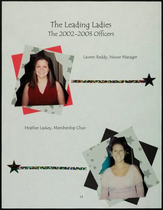 Missouri Alpha Chapter History Binder, Spring 2003, Page 14