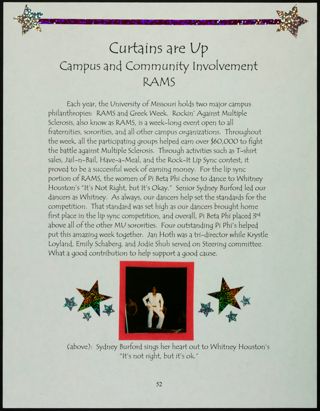 Missouri Alpha Chapter History Binder, Spring 2003, Page 51