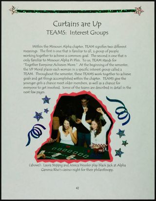 Missouri Alpha Chapter History Binder, Spring 2003, Page 41