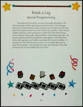 Missouri Alpha Chapter History Binder, Spring 2003, Page 67