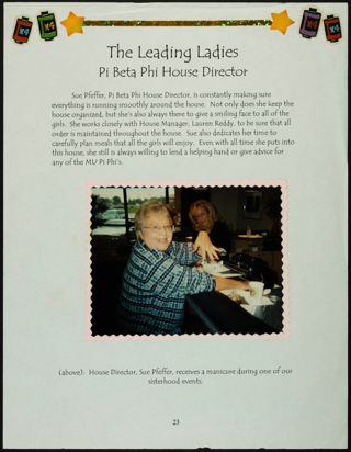 Missouri Alpha Chapter History Binder, Spring 2003, Page 87