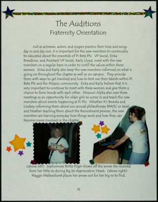 Missouri Alpha Chapter History Binder, Spring 2003, Page 31