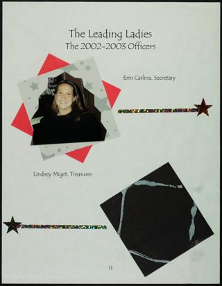 Missouri Alpha Chapter History Binder, Spring 2003, Page 13