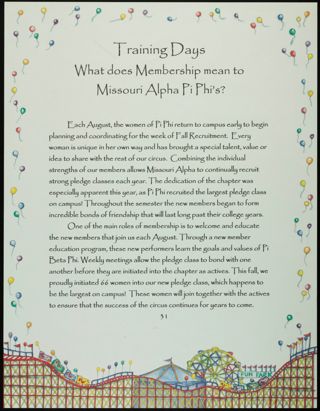 Missouri Alpha Chapter History Binder, Fall 2002, Page 30