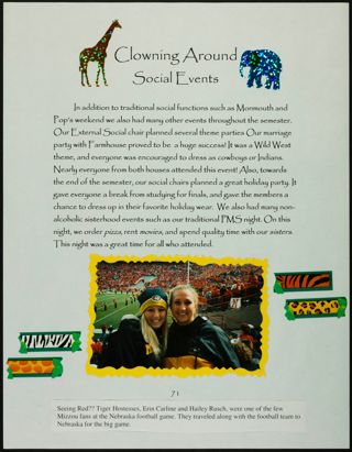Missouri Alpha Chapter History Binder, Fall 2002, Page 71