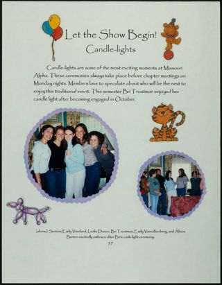 Missouri Alpha Chapter History Binder, Fall 2002, Page 56