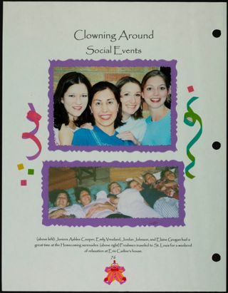 Missouri Alpha Chapter History Binder, Spring 2002, Page 68