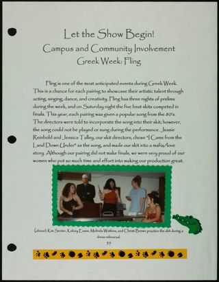 Missouri Alpha Chapter History Binder, Spring 2002, Page 49